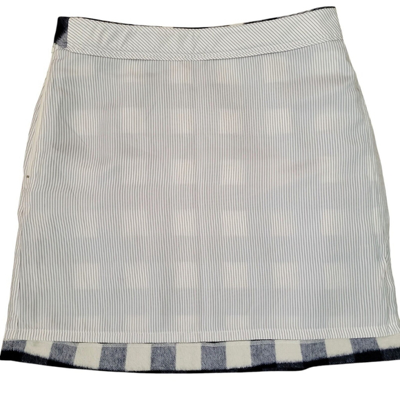 Brooks Brothers Red Fleece Checkered Skirt Women's. Size 10 Waist 32" Length 20" - Picture 4 of 6